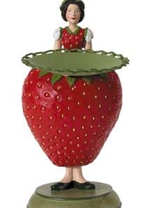 Aardbeienmeisje met schaaltje