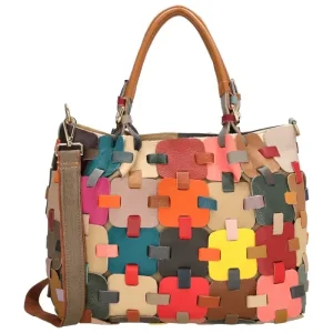No Label Hand/Schoudertas Multicolor