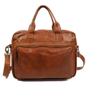 Bear Design Laptoptas Hugo 15.6 Inch Cognac