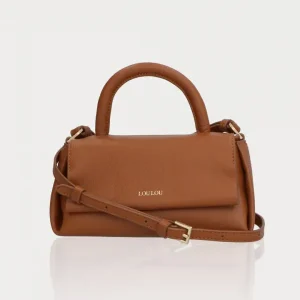 LouLou Hand/Schoudertas Mae Cognac-Gold