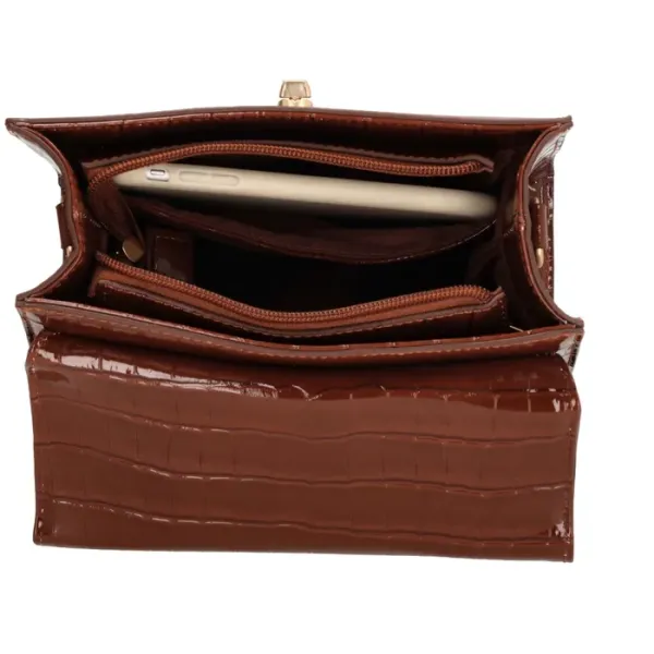 Charm London Hand/Schoudertas Knightsbridge Bruin - Afbeelding 8