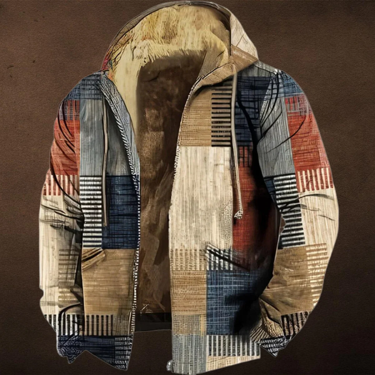 Patchwork Hoodie Jack voor Heren