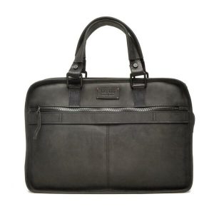 berba Barbarossa Ruvido Flat Notebook Bag Black