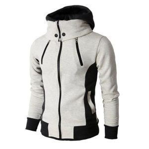Capuchon Jas met Rits voor Heren